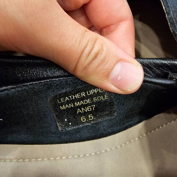 Mercer & Madison Leather Moccasin Flats black size 6.5 - Picture 5 of 9